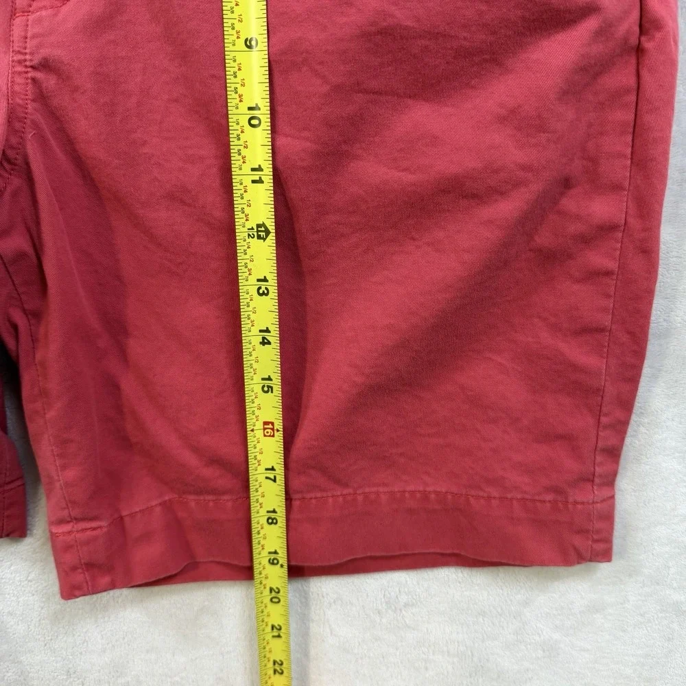 Polo Ralph Lauren Men's 35 Flat Front Chino Shorts Red Stretch 8